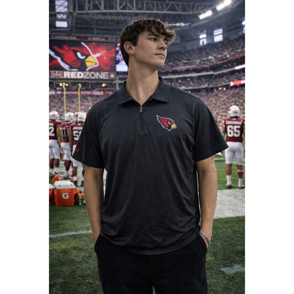 Arizona Cardinals Antigua Golf Polo Performance Shirt NWT Men's‎ M